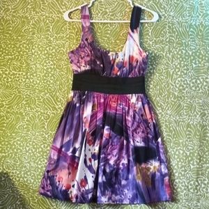 Dress, Empire, Agua Brand, Purple